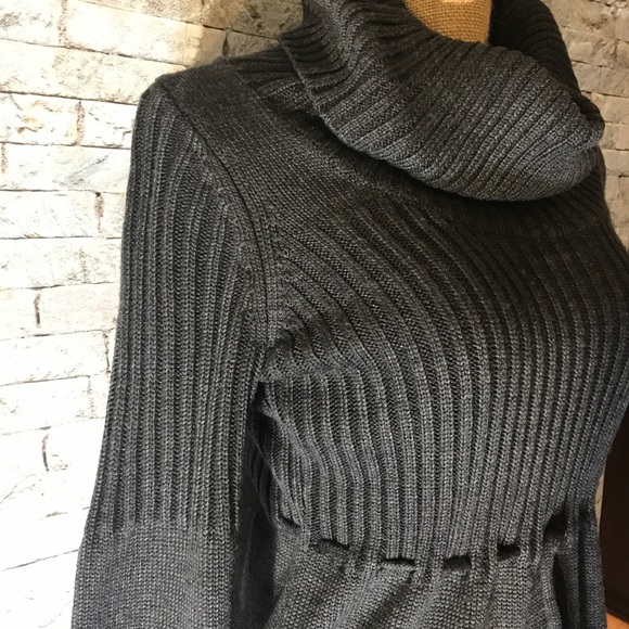 CALVIN KLEIN | Cowl Neck Dress | Gray | Small - Picture 4 of 7